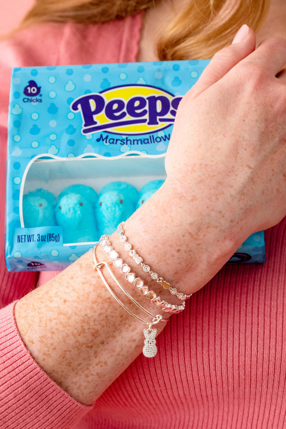 PEEPS® Bunny Bolo Bracelet Gold | Alex and Ani