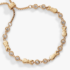 PEEPS® Bunny Bolo Bracelet Gold | Alex and Ani