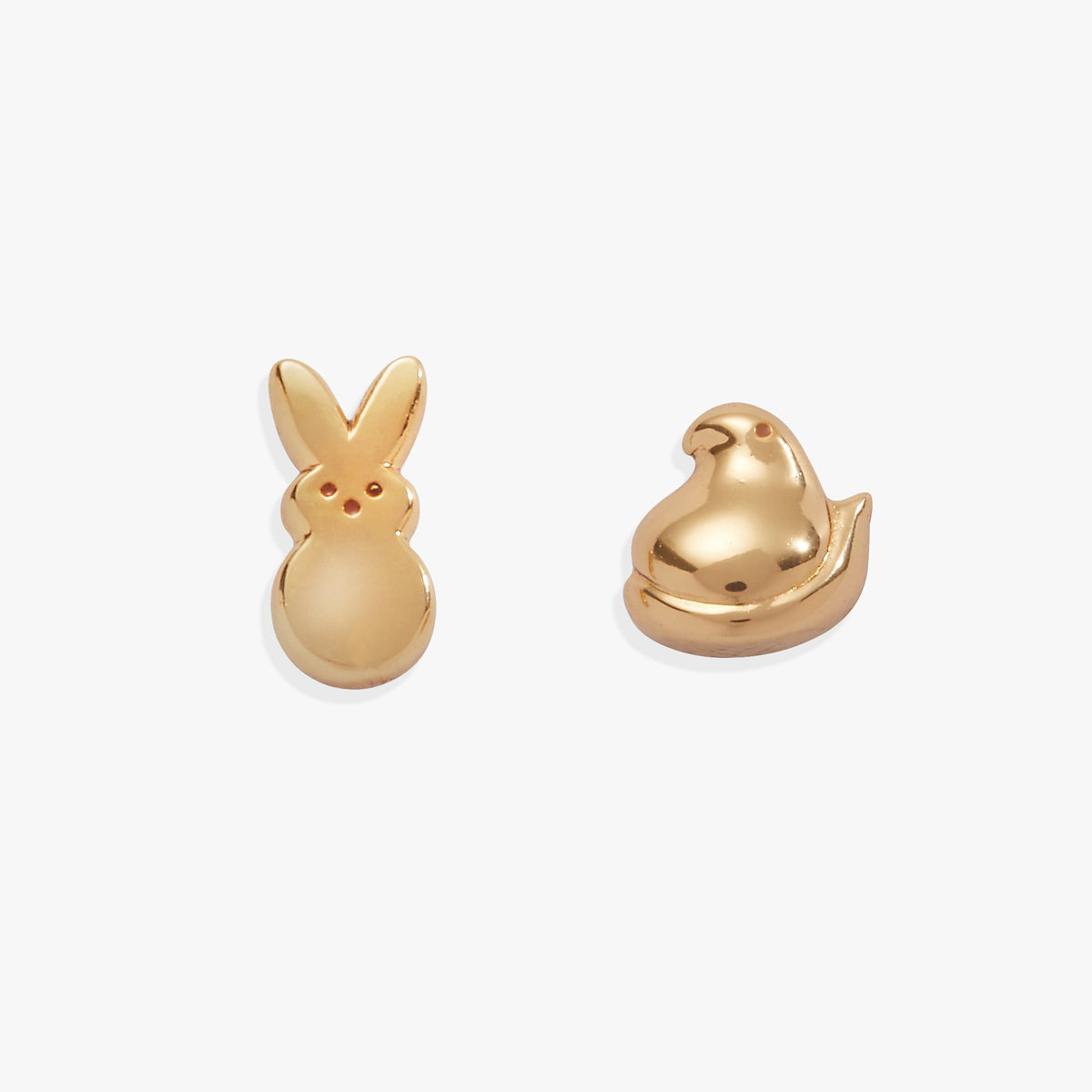 PEEPS® Bunny and Chick Stud Earrings Gold | Alex and Ani