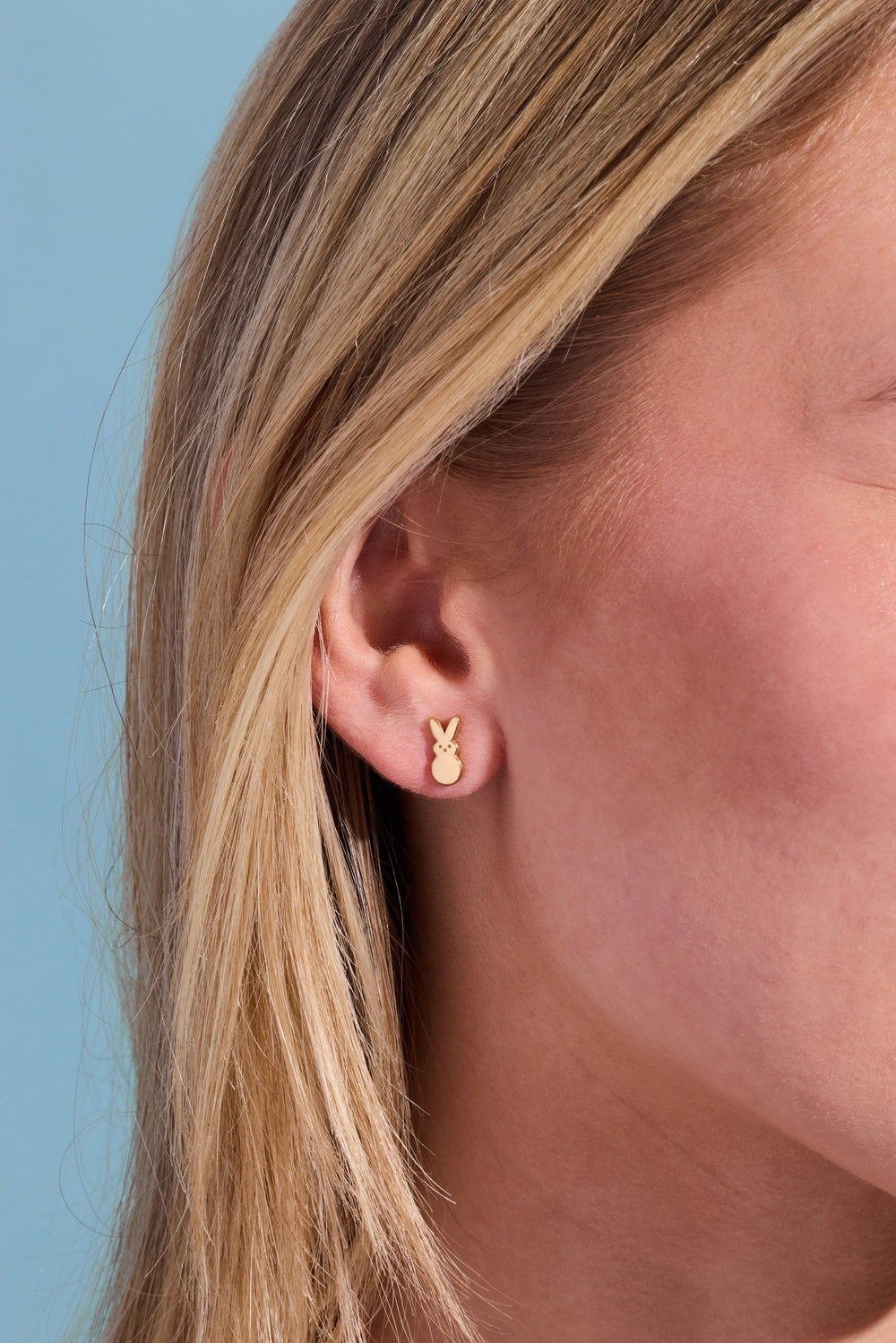 PEEPS® Bunny and Chick Stud Earrings Gold | Alex and Ani