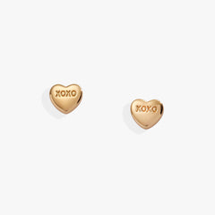 Sweethearts Tough Questions-stud XOXO Gold | Alex and Ani