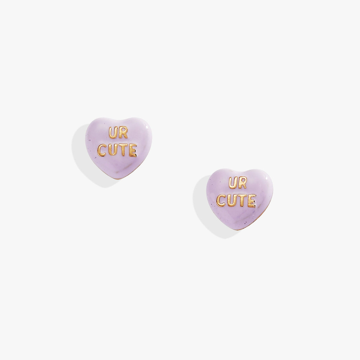 Sweet Hearts Tough Questions-stud UR cute Gold | Alex and Ani