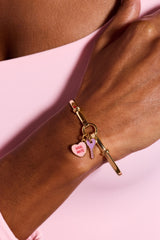 Sweethearts® ‘Soul Mate’ Tension Bangle Gold | Alex and Ani