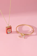 Sweethearts® ‘Soul Mate’ Tension Bangle Gold | Alex and Ani