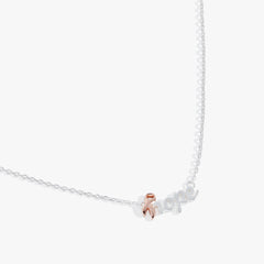 Hope Breast Cancer Awareness Pink Ribbon Hope Necklace Two Tone | Alex and Ani