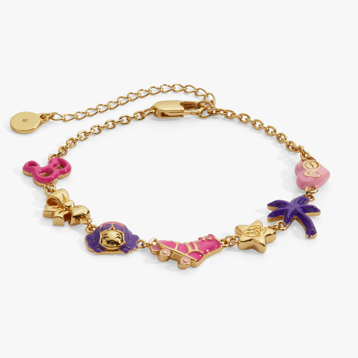Mattel® 80th Barbie™ x Polly Pocket® Bracelet Gold | Alex and Ani