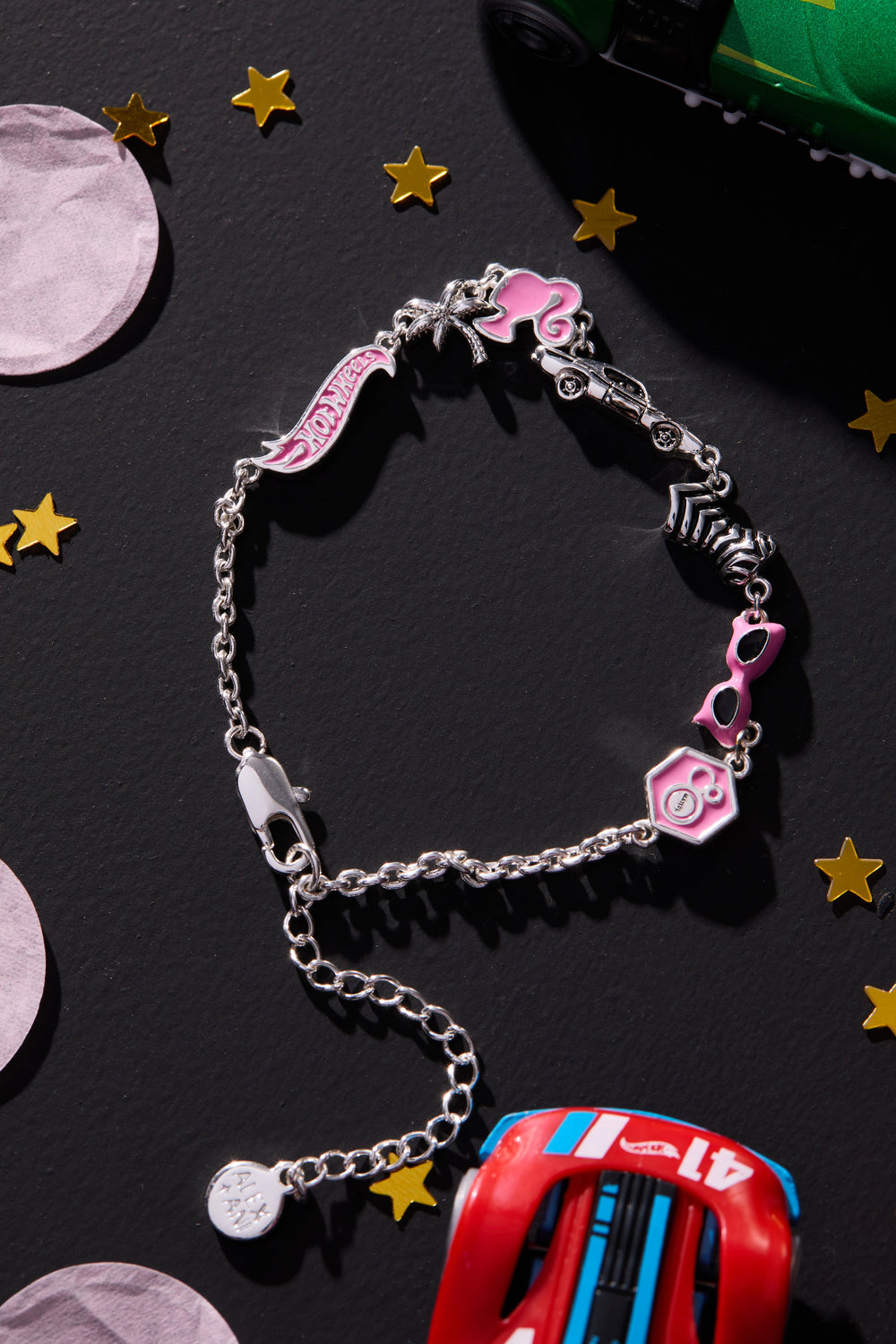 Mattel® 80th Barbie™ x Hot Wheels® Bracelet Silver | Alex and Ani