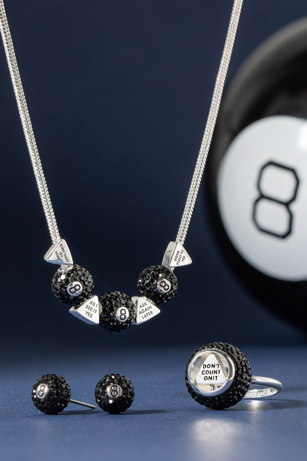 Magic 8 Ball™ Studs Silver | Alex and Ani