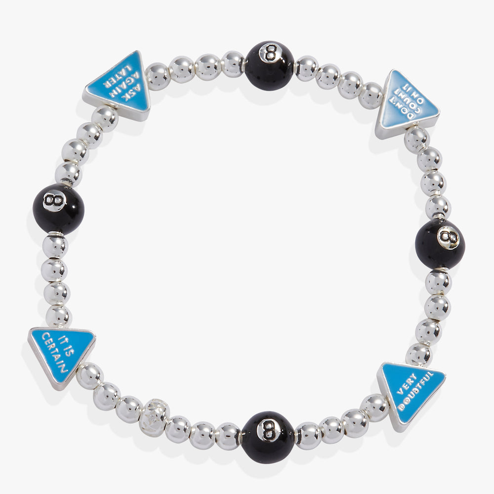 Magic 8 Ball™ Stretch Bracelet Silver | Alex and Ani