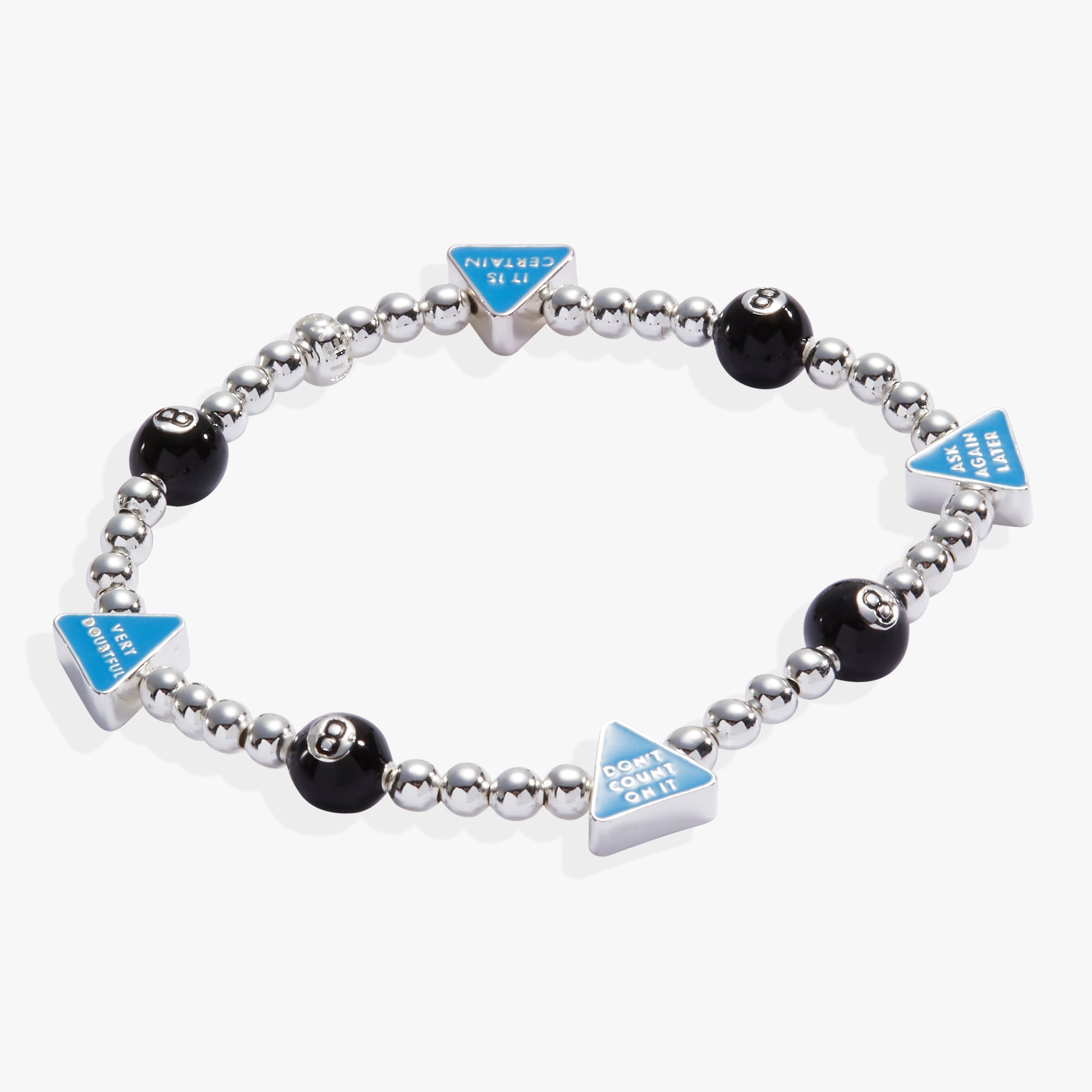 Magic 8 Ball™ Stretch Bracelet Silver | Alex and Ani