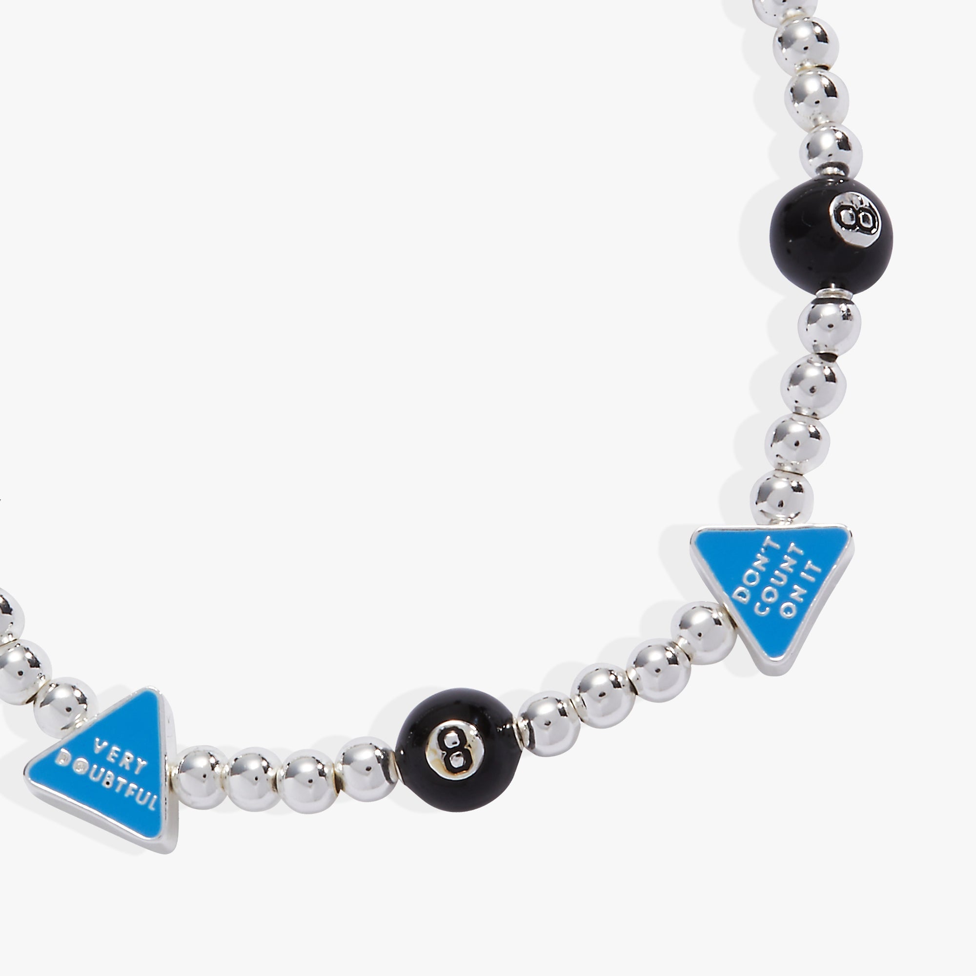Magic 8 Ball™ Stretch Bracelet Silver | Alex and Ani