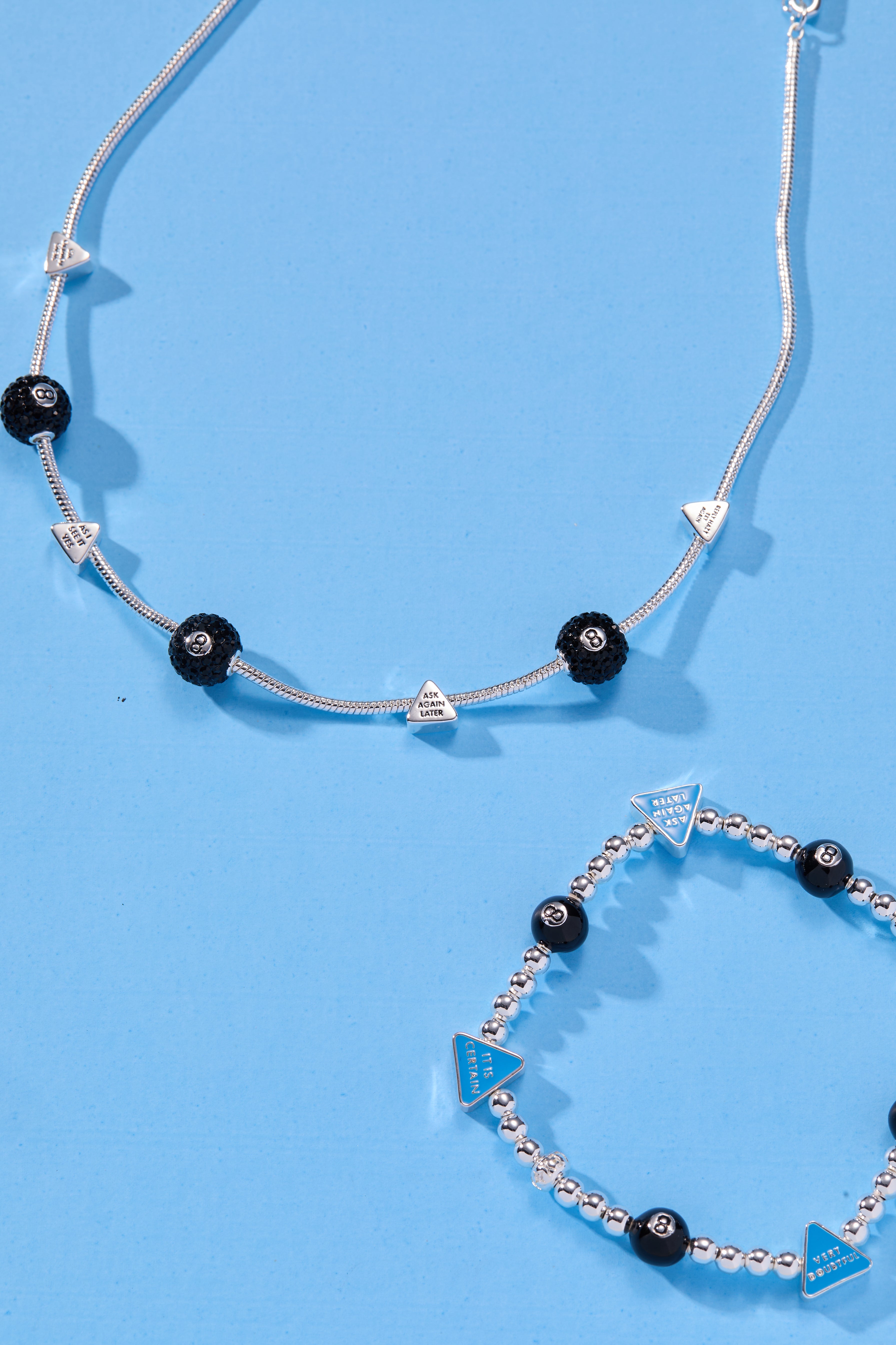 Magic 8 Ball™ Stretch Bracelet Silver | Alex and Ani