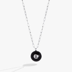 Magic 8 Ball™ Spinner Pendant Silver | Alex and Ani