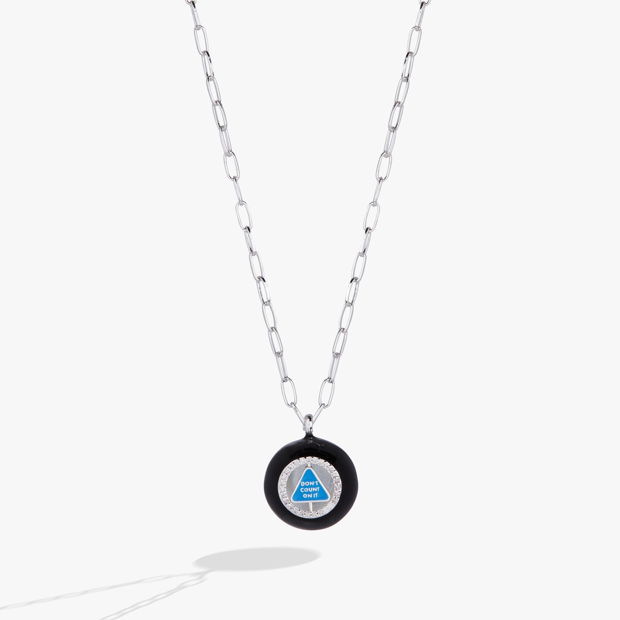 Magic 8 Ball™ Spinner Pendant Silver | Alex and Ani