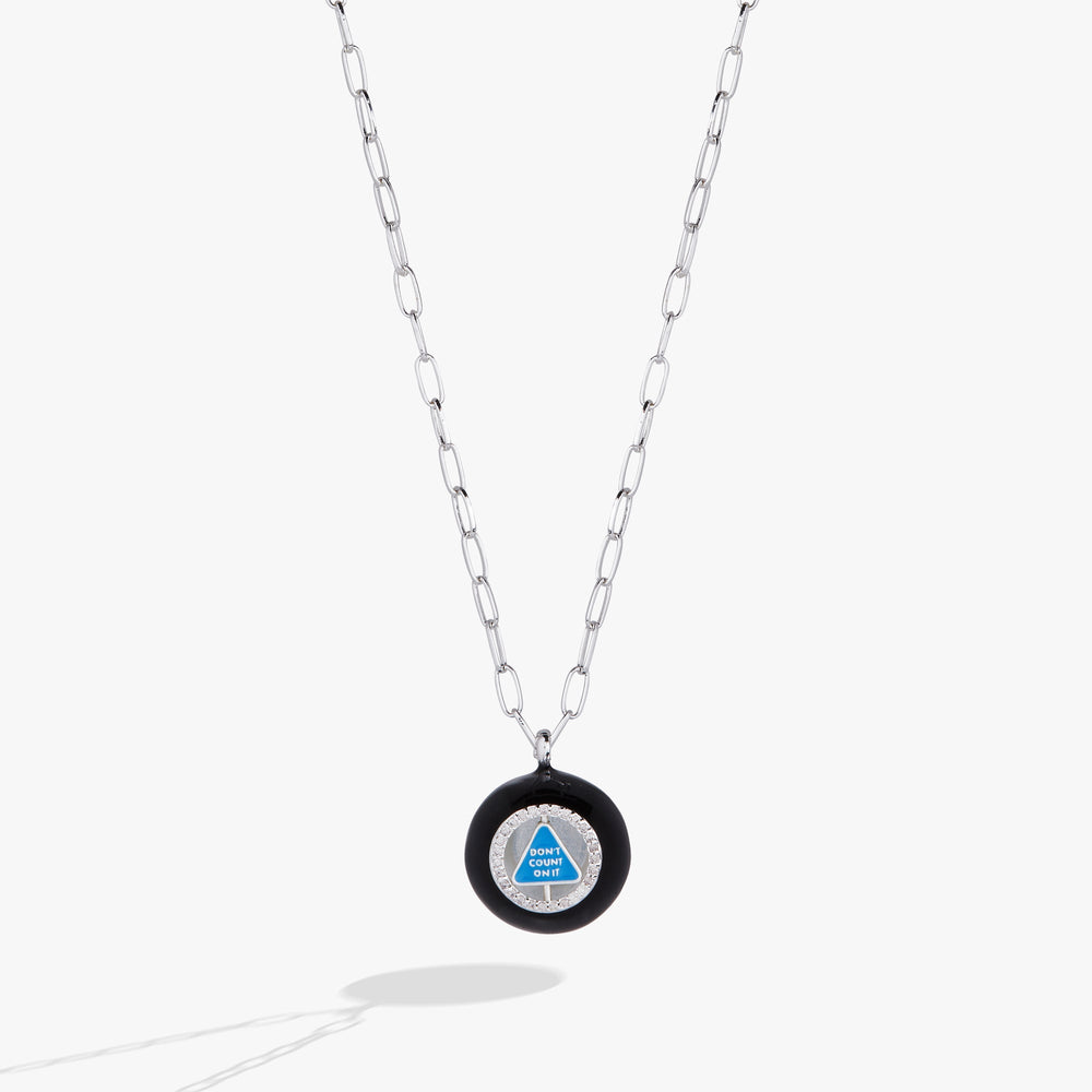 Magic 8 Ball™ Spinner Pendant Silver | Alex and Ani