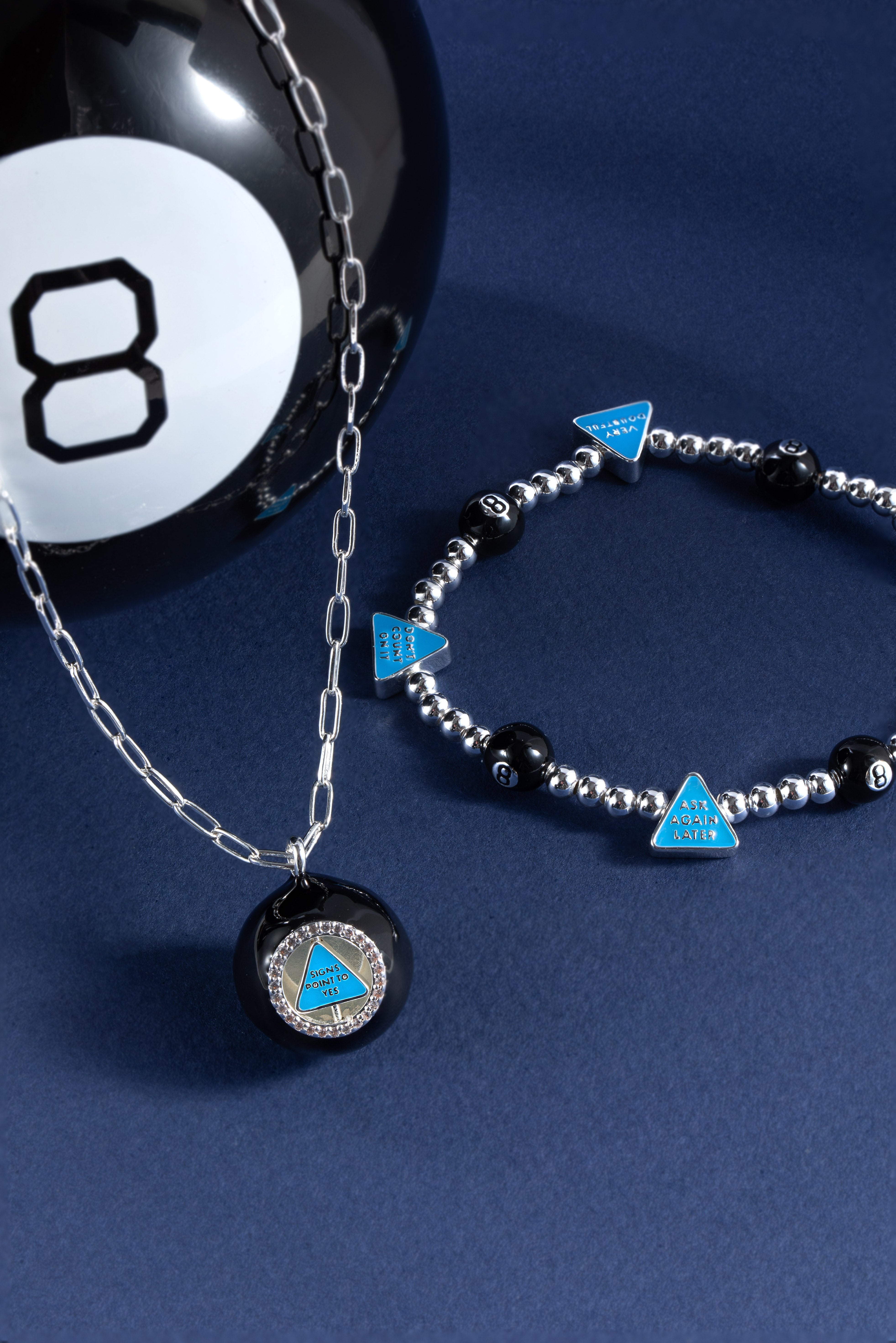 Magic 8 Ball™ Spinner Pendant Silver | Alex and Ani