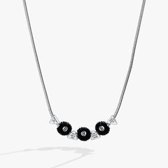 Magic 8 Ball™ Slider Charm Necklace Silver | Alex and Ani