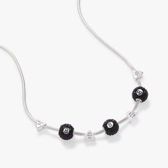 Magic 8 Ball™ Slider Charm Necklace Silver | Alex and Ani