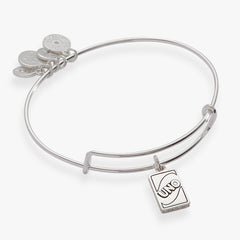 UNO™ “Trust No One” Charm Bangle Silver | Alex and Ani