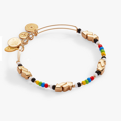 UNO™ Reverse Card Beaded Bangle Gold | Alex and Ani