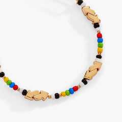 UNO™ Reverse Card Beaded Bangle Gold | Alex and Ani