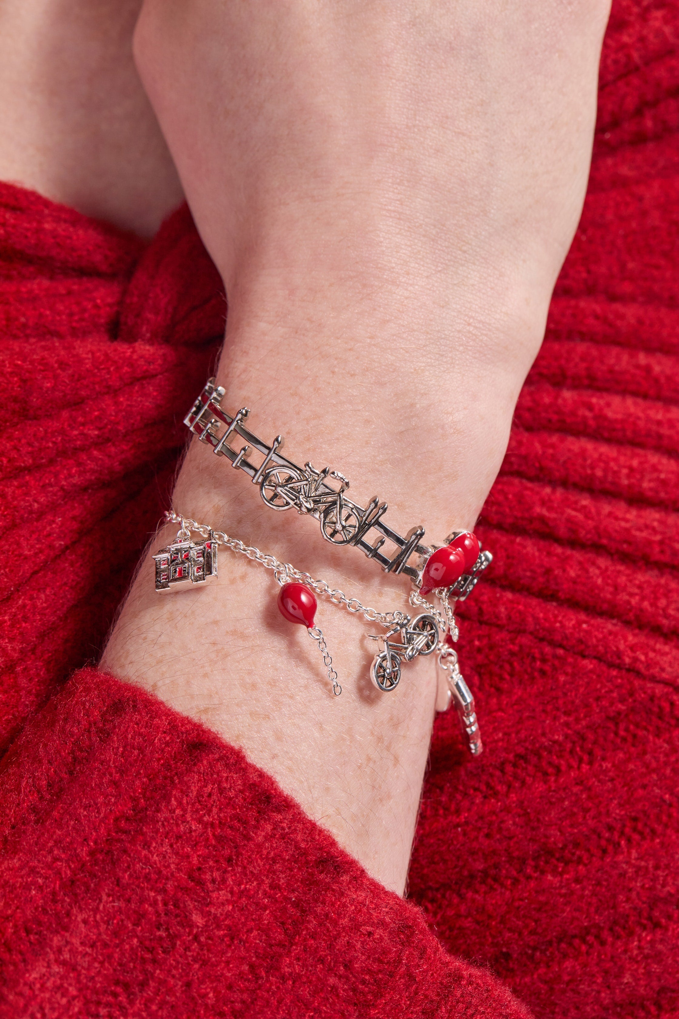 Welcome to Derry™ Neibolt House Cuff Bracelet Two Tone | Alex and Ani