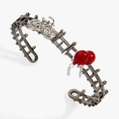 Welcome to Derry™ Neibolt House Cuff Bracelet Two Tone | Alex and Ani