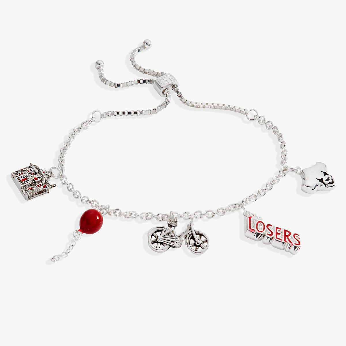 Welcome to Derry™ Charm Bolo Bracelet Silver | Alex and Ani