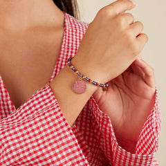 Willy Wonka Chocolate Factory' Beaded Charm Bangle Silver | Alex and Ani