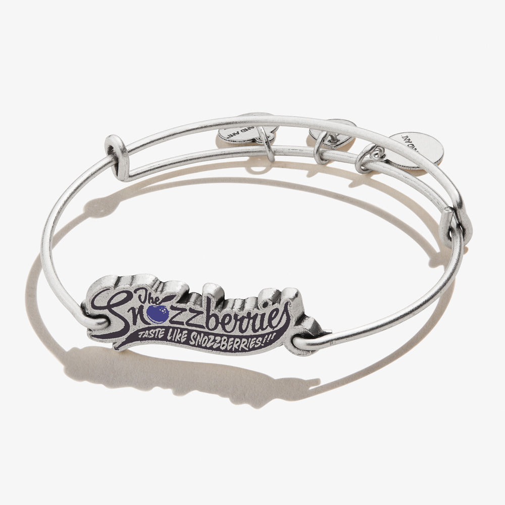 Willy Wonka 'Snozzberries' Inline Charm Bangle - Alex and Ani Rafaelian Silver | Alex and Ani
