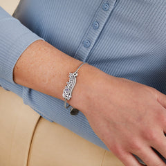 Willy Wonka 'Snozzberries' Inline Charm Bangle - Alex and Ani Rafaelian Silver | Alex and Ani