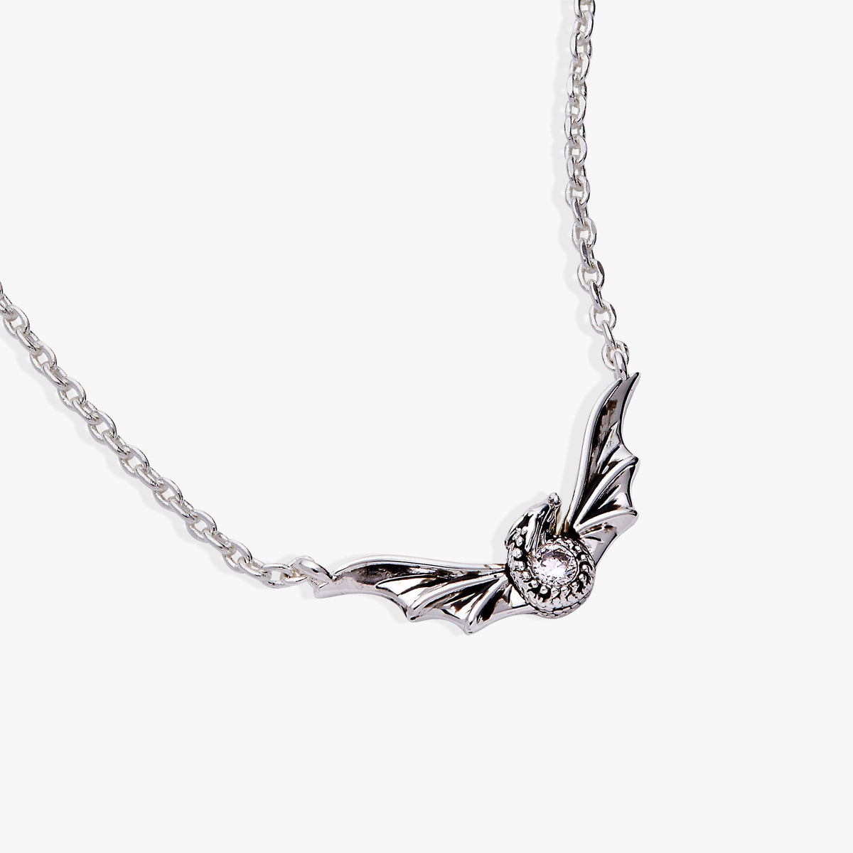 HOUSE OF THE DRAGON™ Syrax Necklace Antique Silver | Alex and Ani