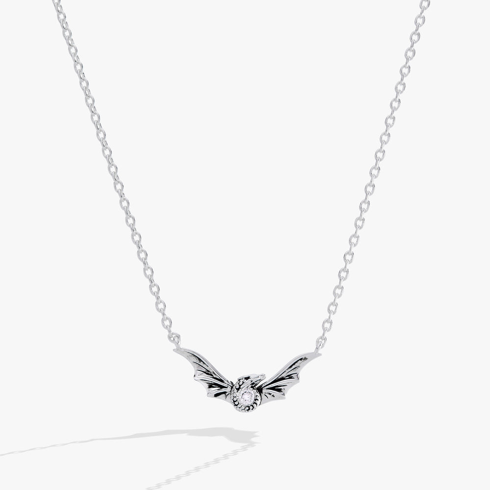 HOUSE OF THE DRAGON™ Syrax Necklace Antique Silver | Alex and Ani