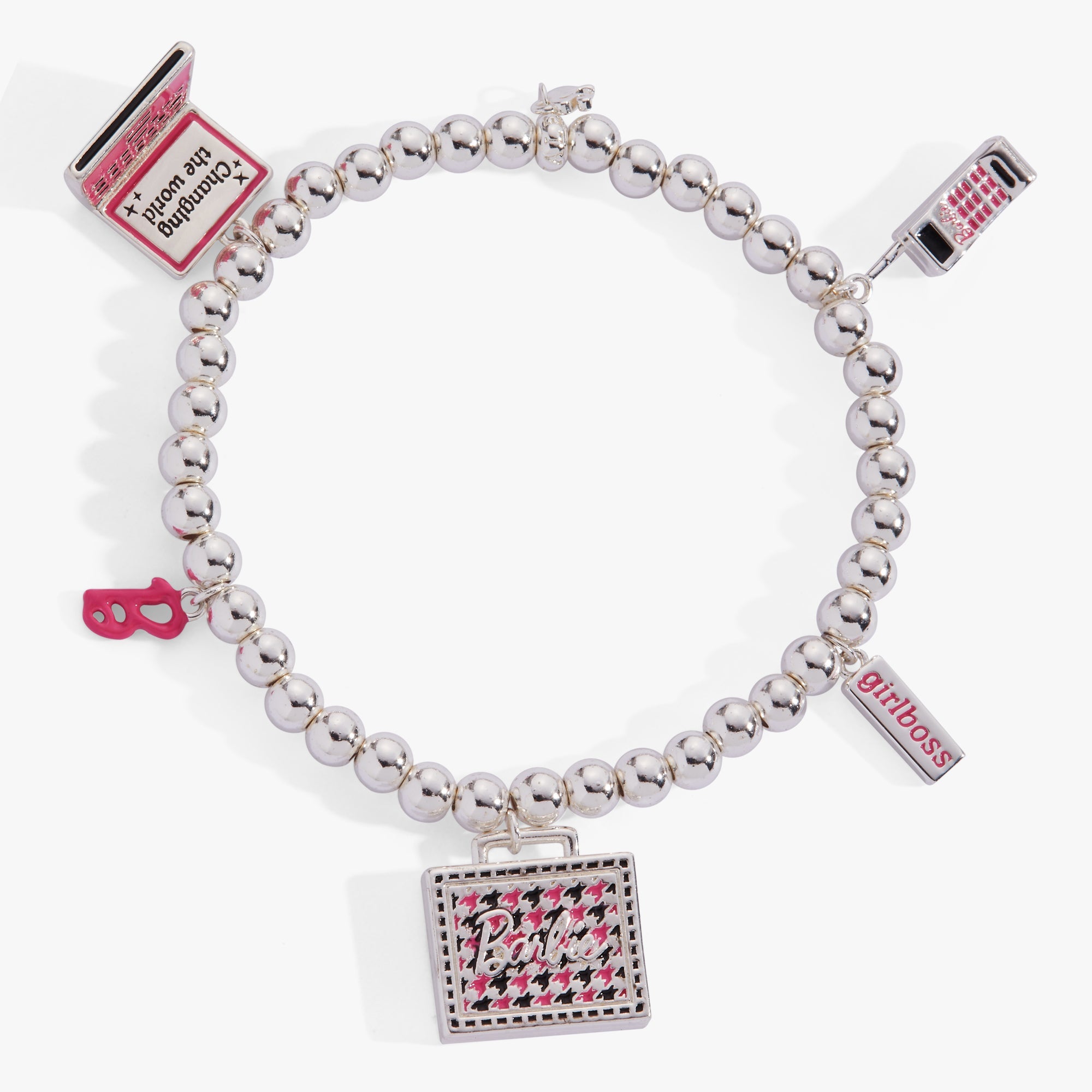 Barbie™ Girlboss Stretch Bracelet Silver | Alex and Ani