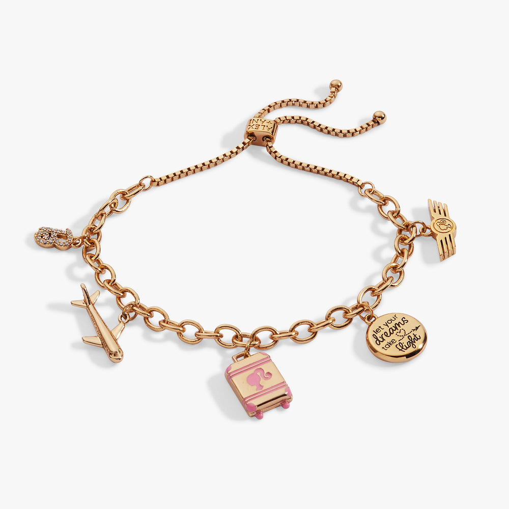 Barbie™ Travel Bolo Bracelet Gold | Alex and Ani