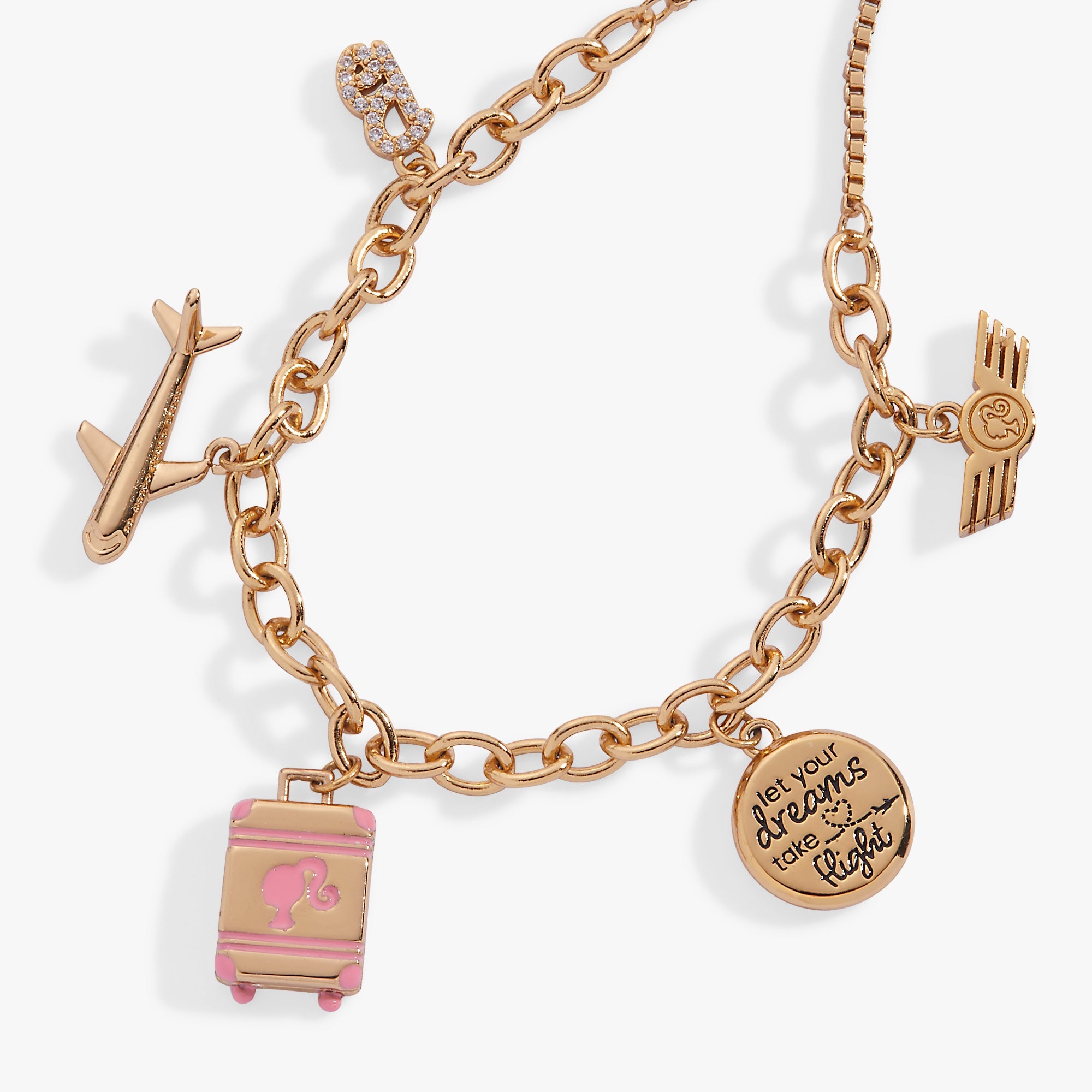 Barbie™ Travel Bolo Bracelet Gold | Alex and Ani