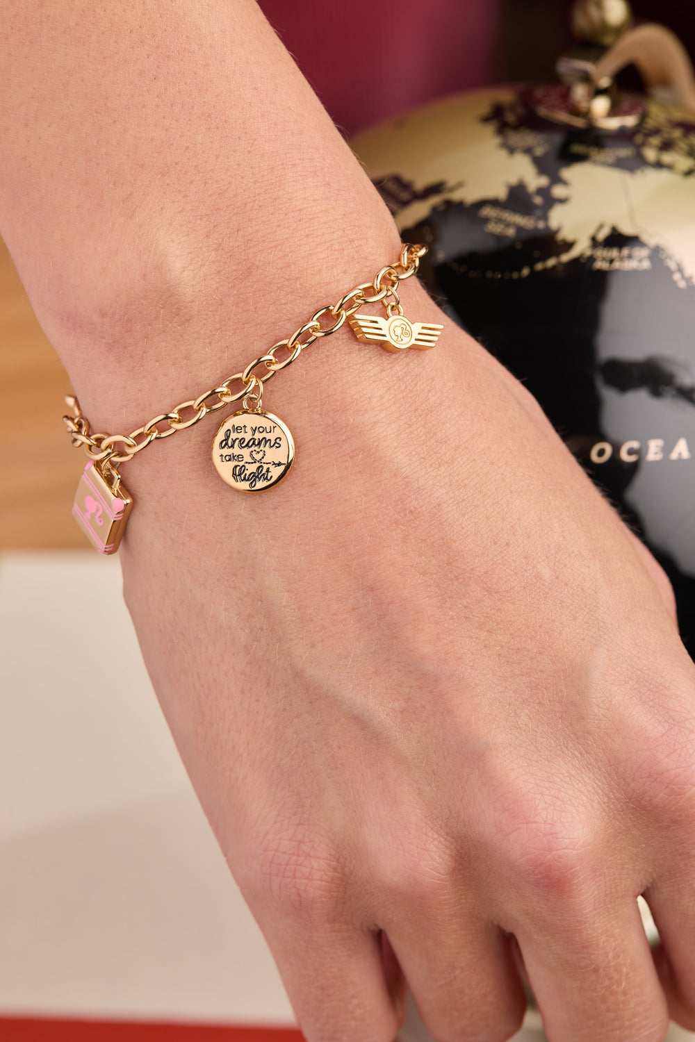 Barbie™ Travel Bolo Bracelet Gold | Alex and Ani