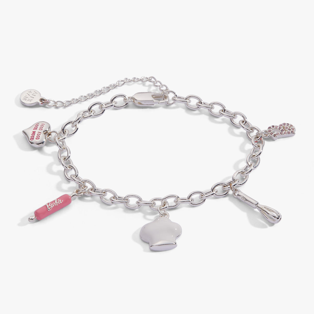 Barbie™ Chef Charm Bracelet Silver | Alex and Ani