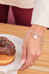 Barbie™ Chef Charm Bracelet Silver | Alex and Ani