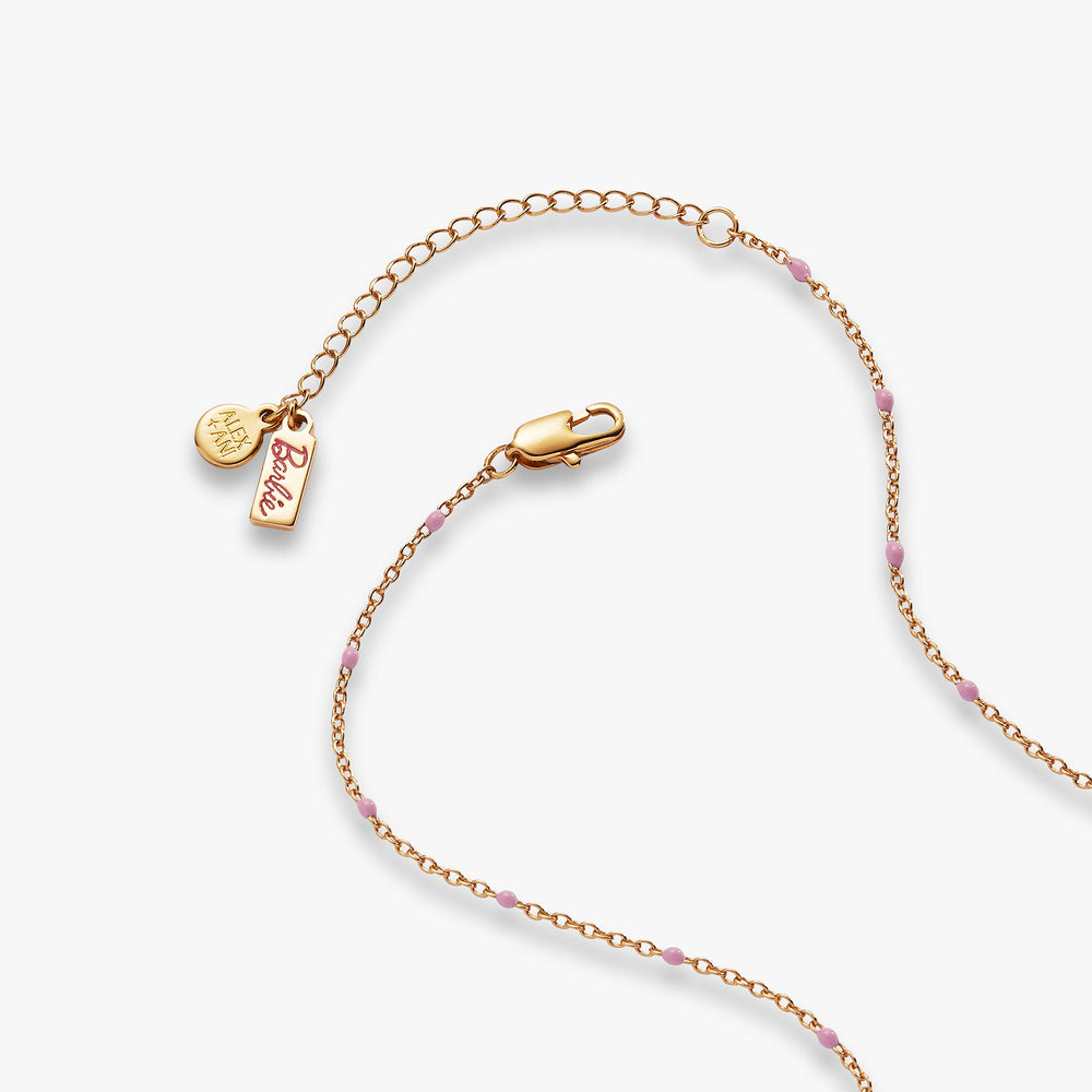Barbie™ Cowboy Boot Pendant Necklace Gold | Alex and Ani