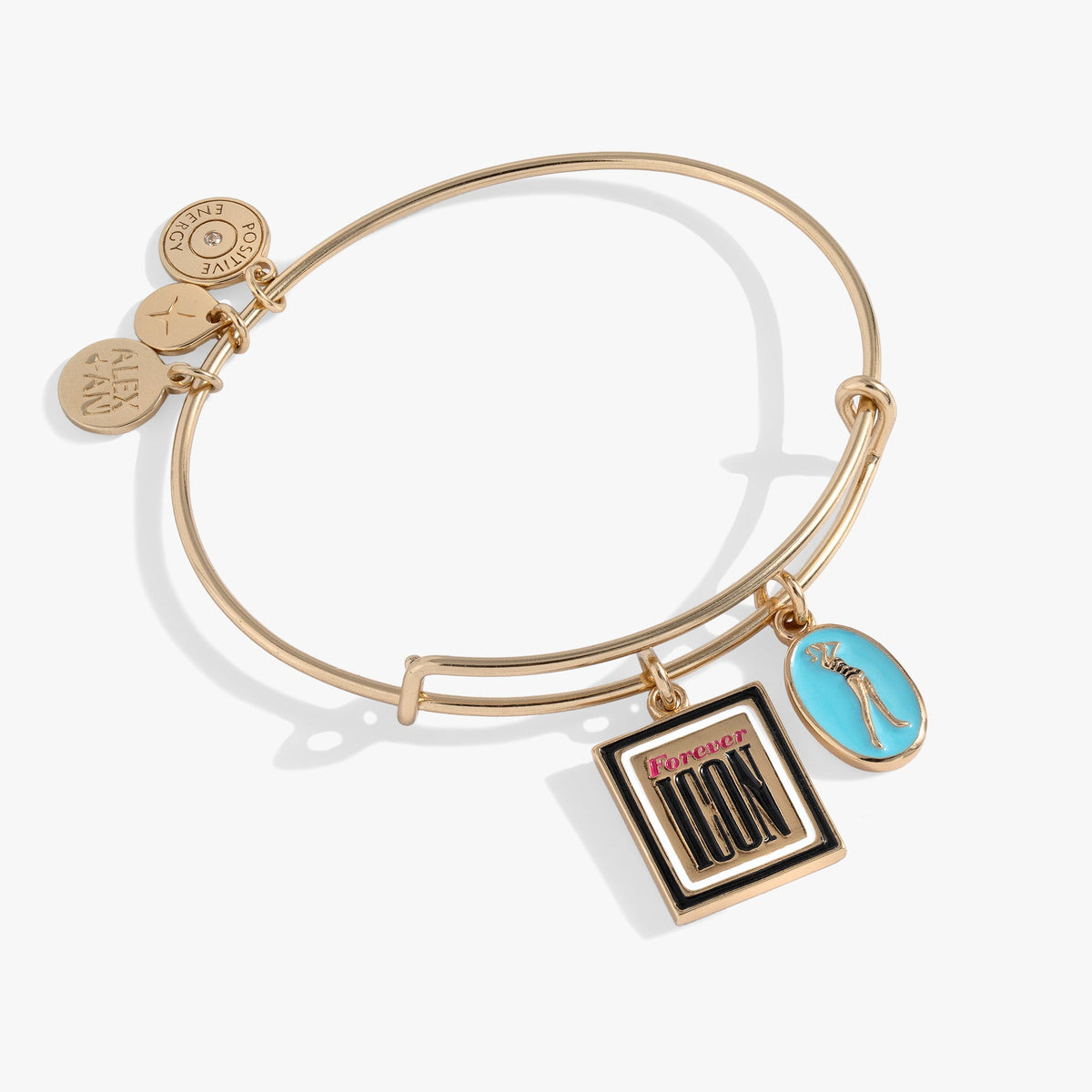 Retro Barbie Duo Charm Bangle Gold | Alex and Ani