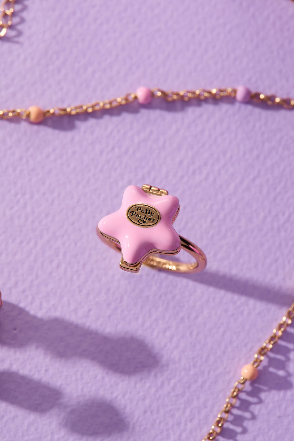 Polly Pocket™ Locket Ring Gold | Alex and Ani
