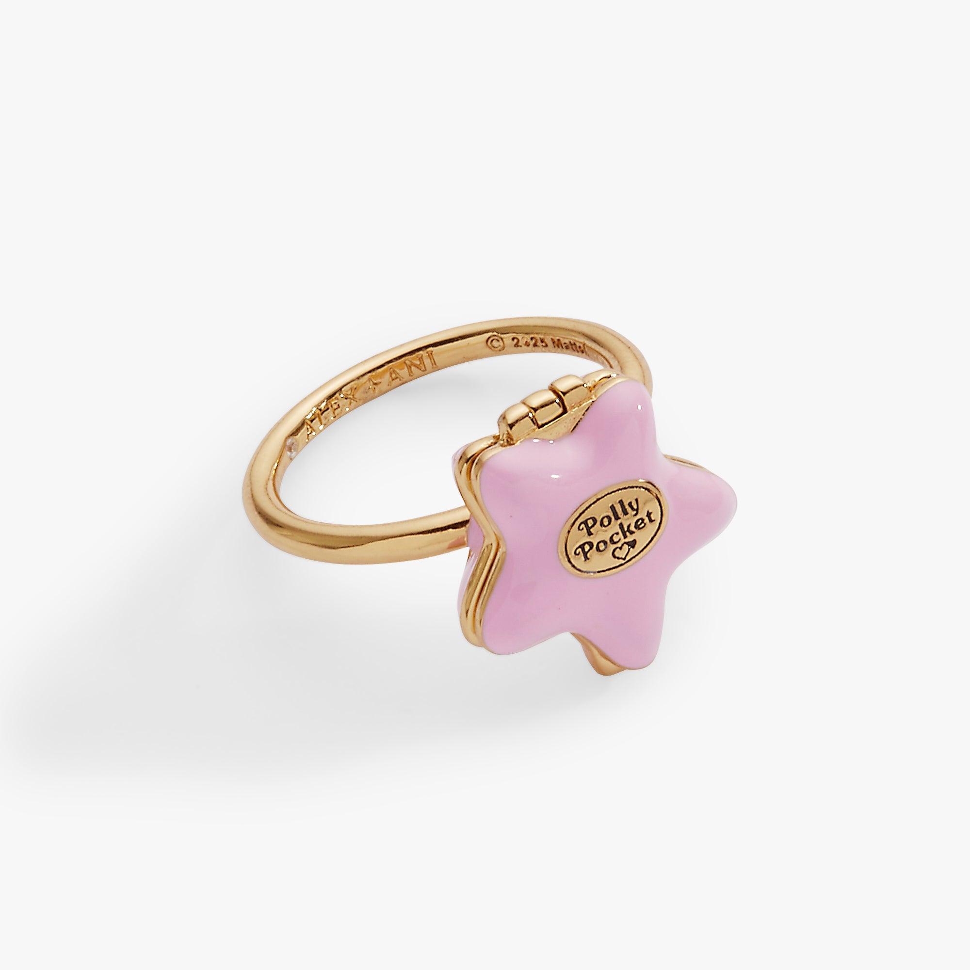 Polly Pocket™ Locket Ring Gold | Alex and Ani