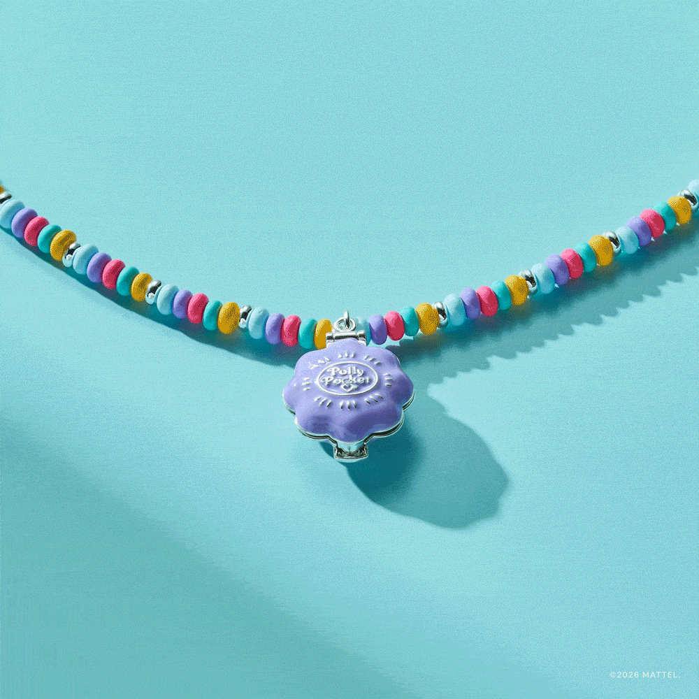 Polly Pocket™ Limited Edition Pool Party Locket Silver | Alex and Ani