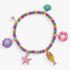 Polly Pocket™ Limited Edition Pool Party Stretch Bracelet Two Tone | Alex and Ani