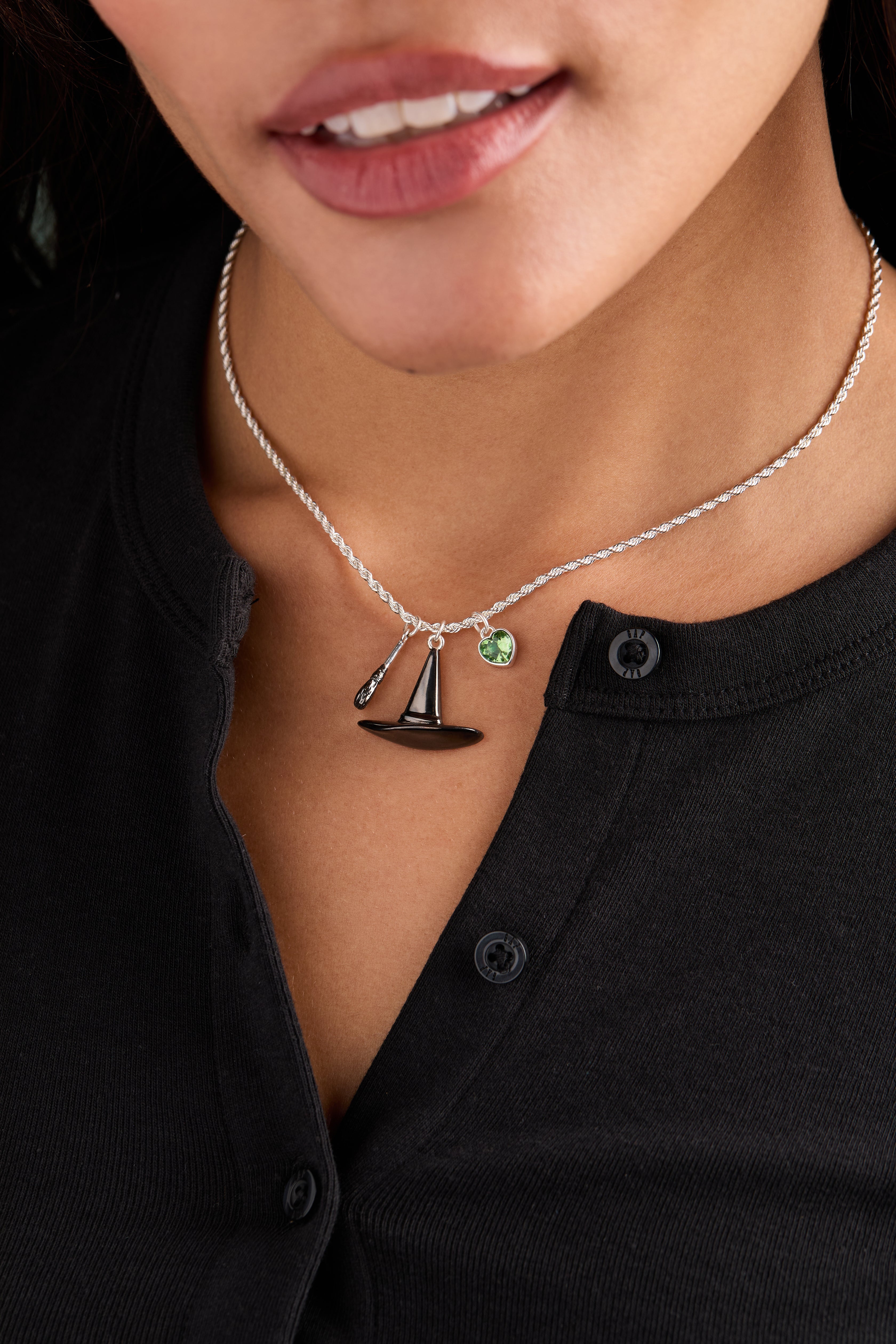 The Wizard of Oz™ Wicked Witch Charm Pendant Silver | Alex and Ani