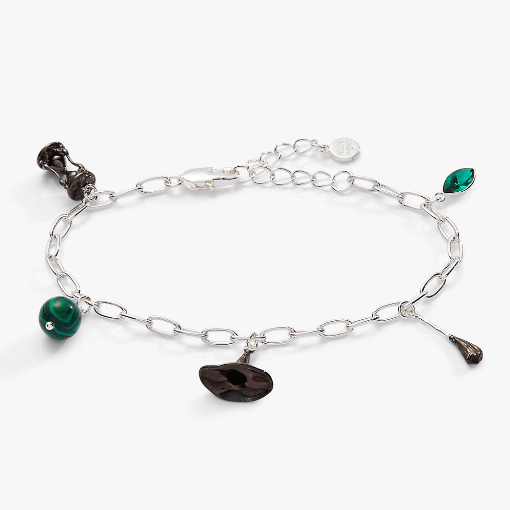 The Wizard of Oz™ Wicked Witch Charm Bracelet Silver | Alex and Ani