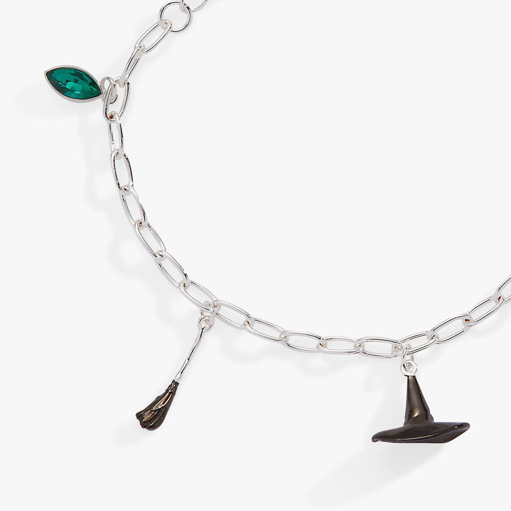 The Wizard of Oz™ Wicked Witch Charm Bracelet Silver | Alex and Ani
