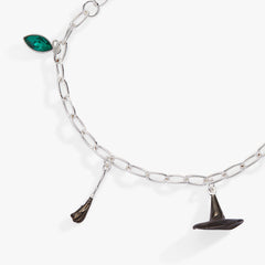 The Wizard of Oz™ Wicked Witch Charm Bracelet Silver | Alex and Ani