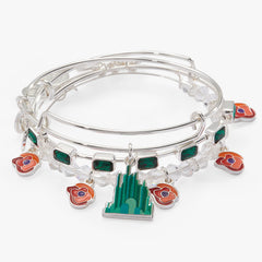The Wizard of Oz™ Emerald City Set of 3 Bangles Silver | Alex and Ani